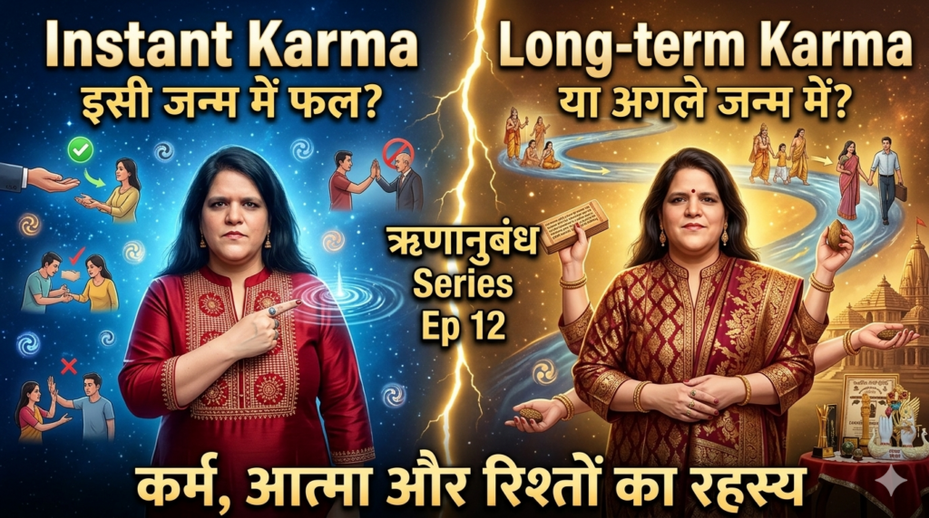 episode 12 - Instant karms vs agle janam karma - kab karam laute hai